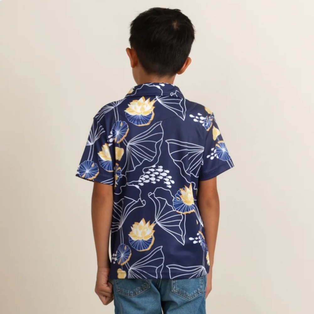 Youth Fighting Eel x Punahou Zakai Dry Fit Polo - Picture 2 of 4